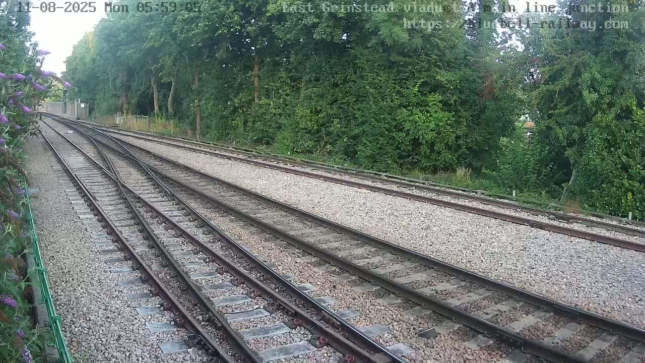 East Grinstead Station , Bluebell Railway,  Main Line Junction Viaduct North Live Cam - Mid Sussex, East Sussex, South East, England, United Kingdom