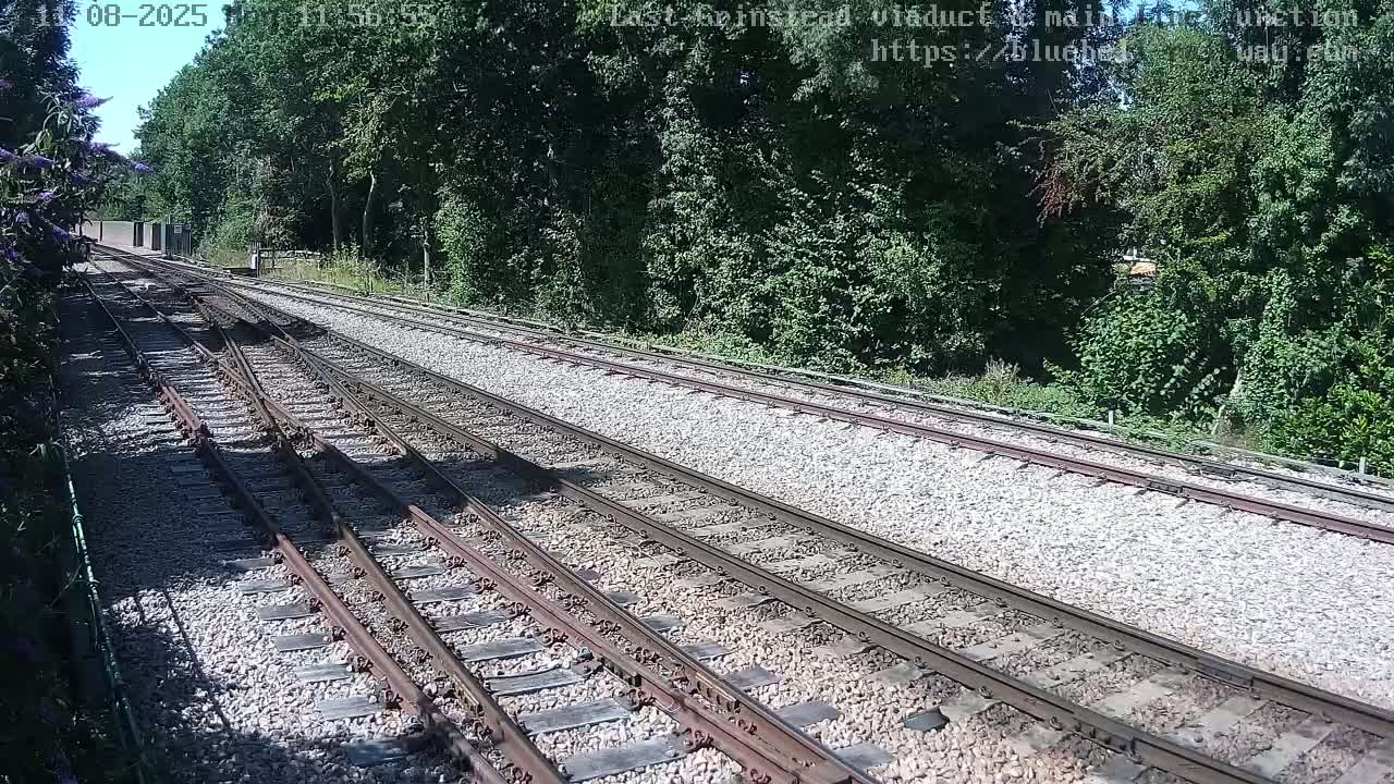 East Grinstead Station , Bluebell Railway,  Main Line Junction Viaduct North Live Cam - Mid Sussex, East Sussex, South East, England, United Kingdom