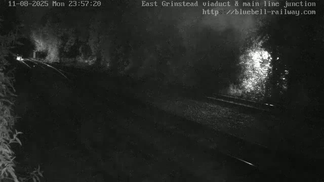 East Grinstead Station , Bluebell Railway,  Main Line Junction Viaduct North Live Cam - Mid Sussex, East Sussex, South East, England, United Kingdom