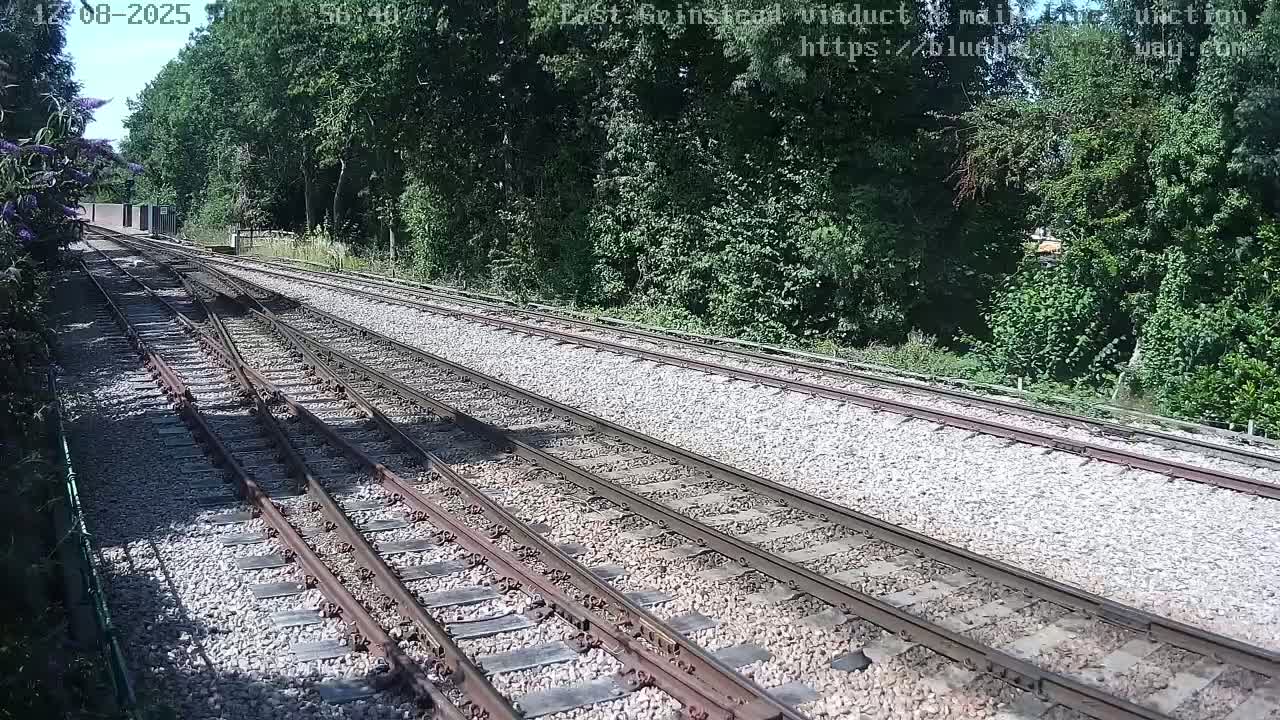 East Grinstead Station , Bluebell Railway,  Main Line Junction Viaduct North Live Cam - Mid Sussex, East Sussex, South East, England, United Kingdom