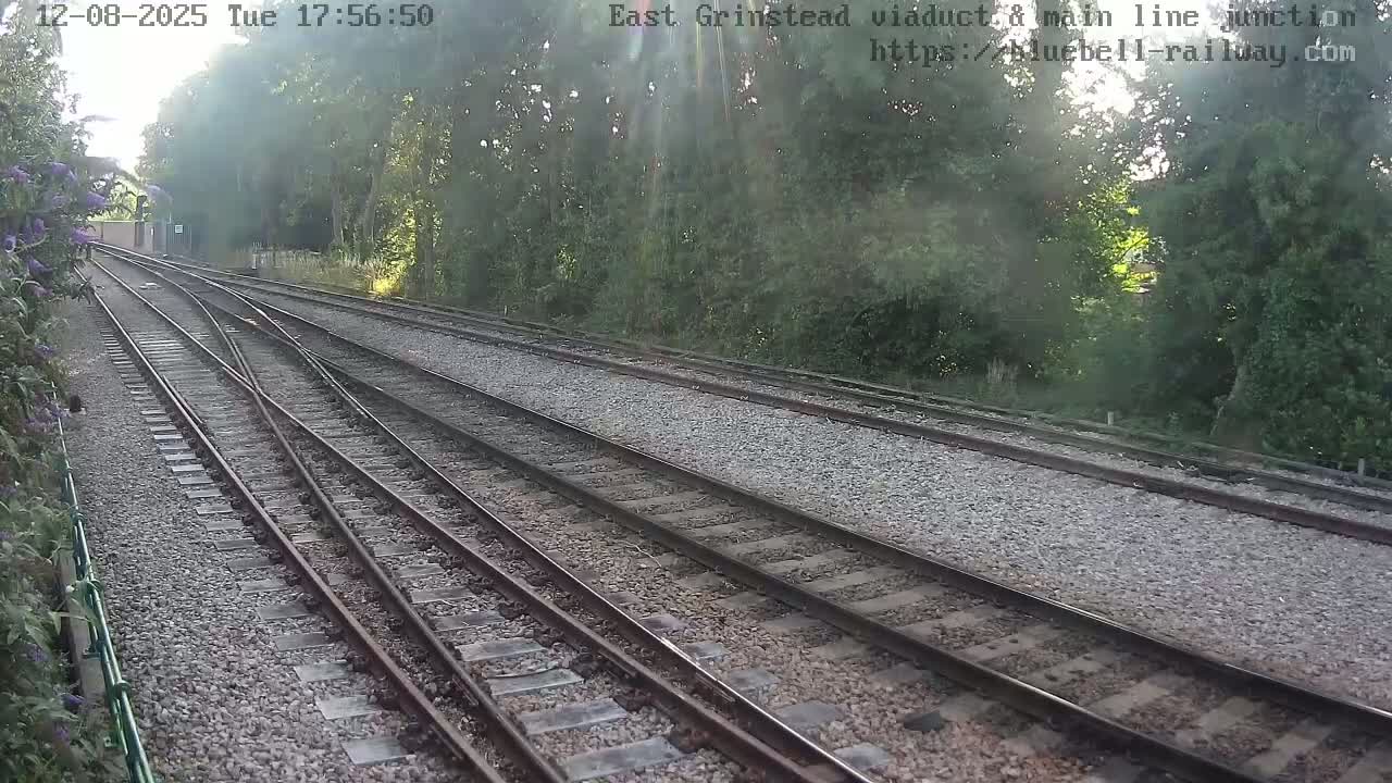 East Grinstead Station , Bluebell Railway,  Main Line Junction Viaduct North Live Cam - Mid Sussex, East Sussex, South East, England, United Kingdom