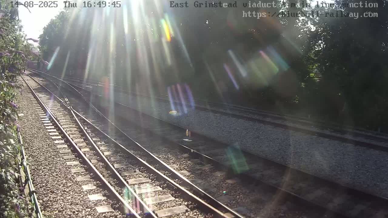East Grinstead Station , Bluebell Railway,  Main Line Junction Viaduct North Live Cam - Mid Sussex, East Sussex, South East, England, United Kingdom
