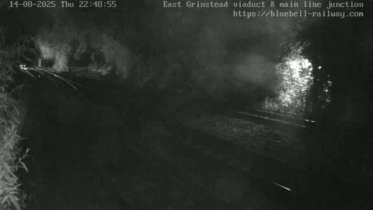 East Grinstead Station , Bluebell Railway,  Main Line Junction Viaduct North Live Cam - Mid Sussex, East Sussex, South East, England, United Kingdom