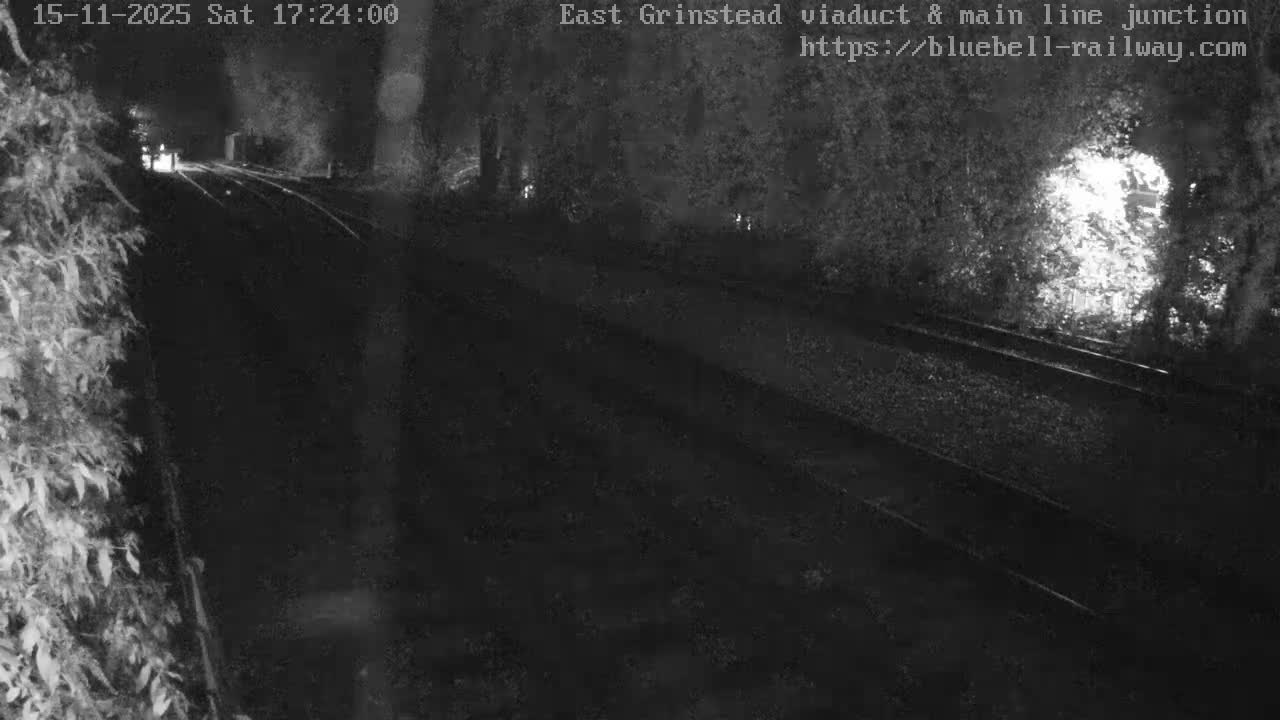 East Grinstead Station , Bluebell Railway,  Main Line Junction Viaduct North Live Cam - Mid Sussex, East Sussex, South East, England, United Kingdom