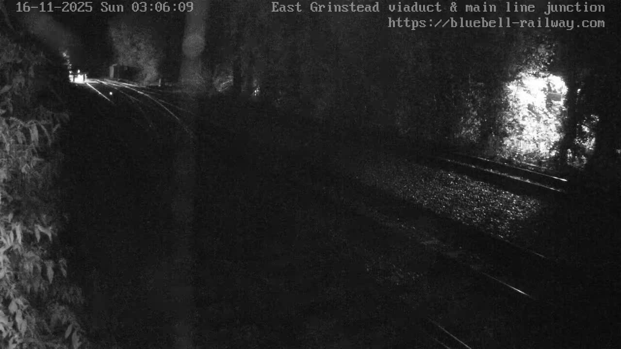 East Grinstead Station , Bluebell Railway,  Main Line Junction Viaduct North Live Cam - Mid Sussex, East Sussex, South East, England, United Kingdom