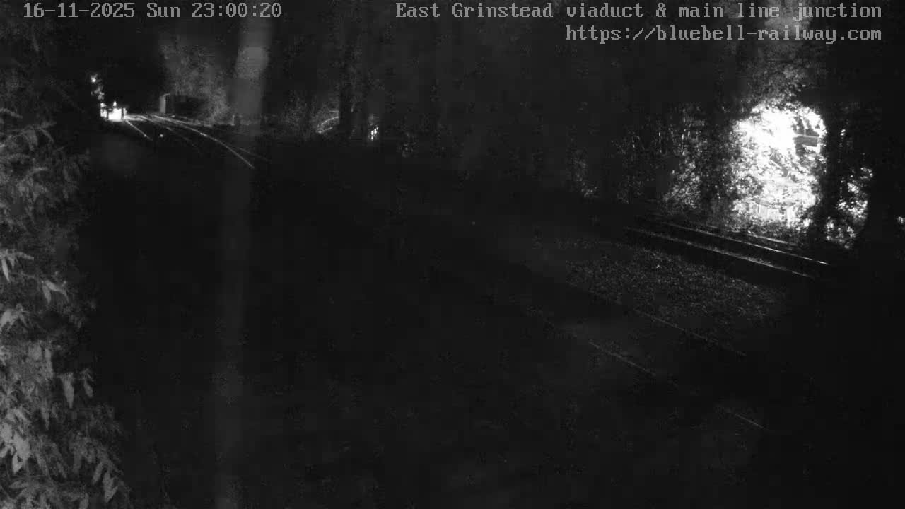 East Grinstead Station , Bluebell Railway,  Main Line Junction Viaduct North Live Cam - Mid Sussex, East Sussex, South East, England, United Kingdom