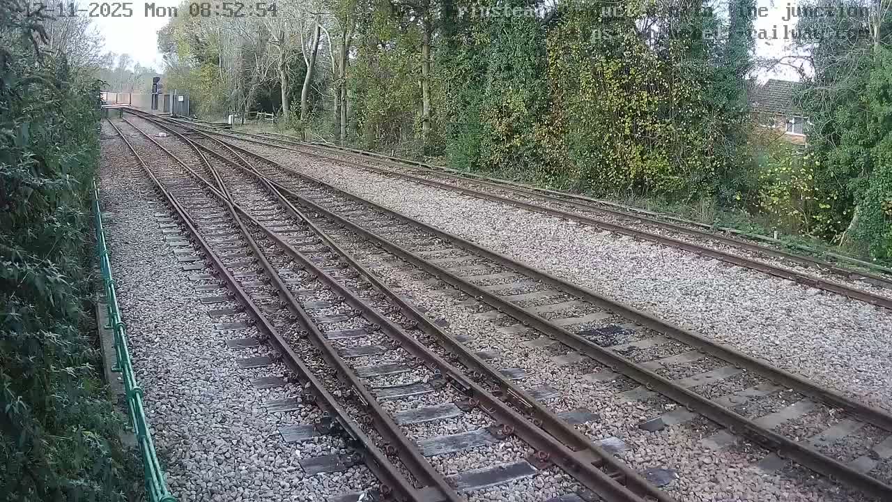 East Grinstead Station , Bluebell Railway,  Main Line Junction Viaduct North Live Cam - Mid Sussex, East Sussex, South East, England, United Kingdom