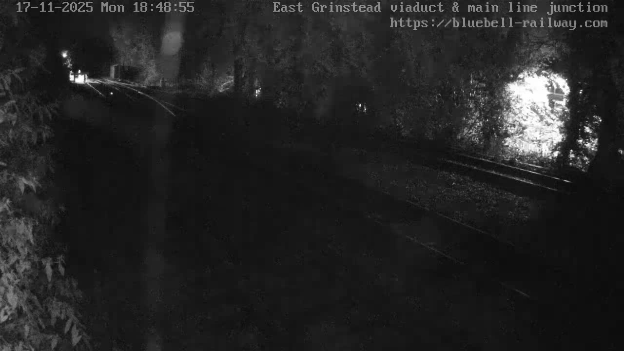 East Grinstead Station , Bluebell Railway,  Main Line Junction Viaduct North Live Cam - Mid Sussex, East Sussex, South East, England, United Kingdom