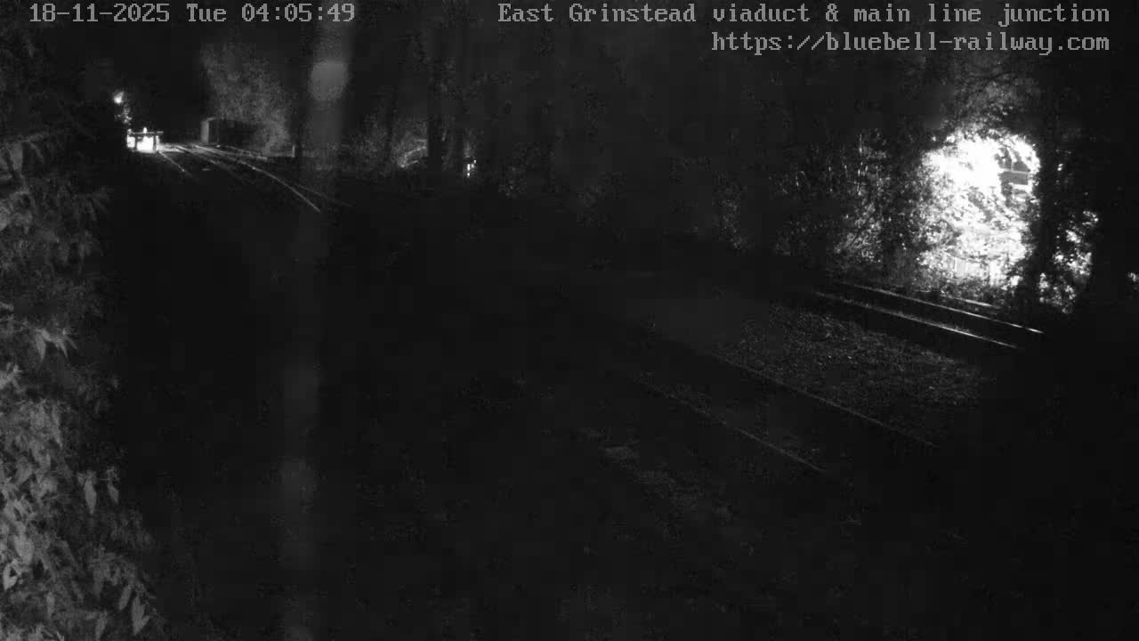East Grinstead Station , Bluebell Railway,  Main Line Junction Viaduct North Live Cam - Mid Sussex, East Sussex, South East, England, United Kingdom