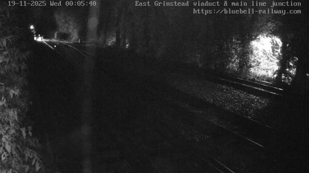 East Grinstead Station , Bluebell Railway,  Main Line Junction Viaduct North Live Cam - Mid Sussex, East Sussex, South East, England, United Kingdom