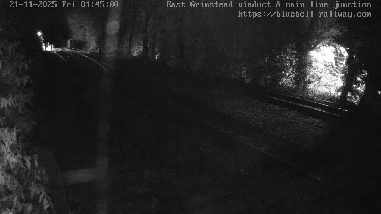 East Grinstead Station , Bluebell Railway,  Main Line Junction Viaduct North Live Cam - Mid Sussex, East Sussex, South East, England, United Kingdom