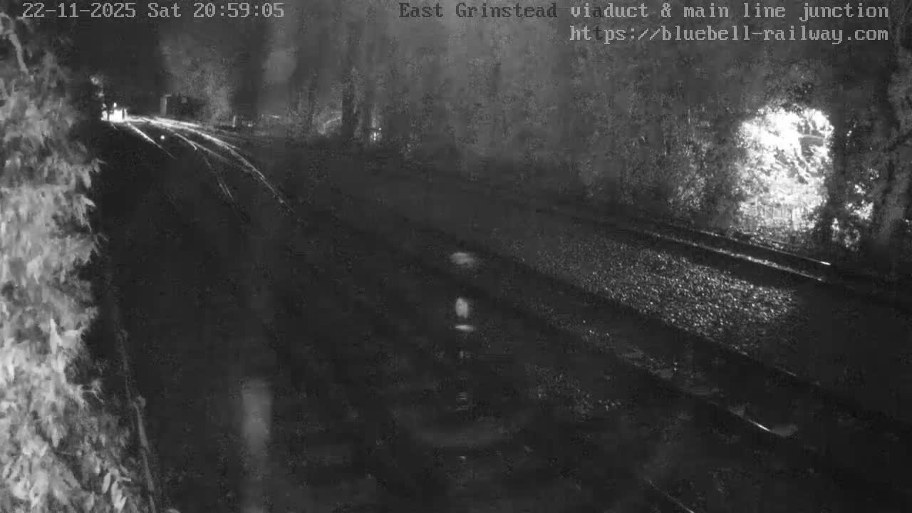 East Grinstead Station , Bluebell Railway,  Main Line Junction Viaduct North Live Cam - Mid Sussex, East Sussex, South East, England, United Kingdom