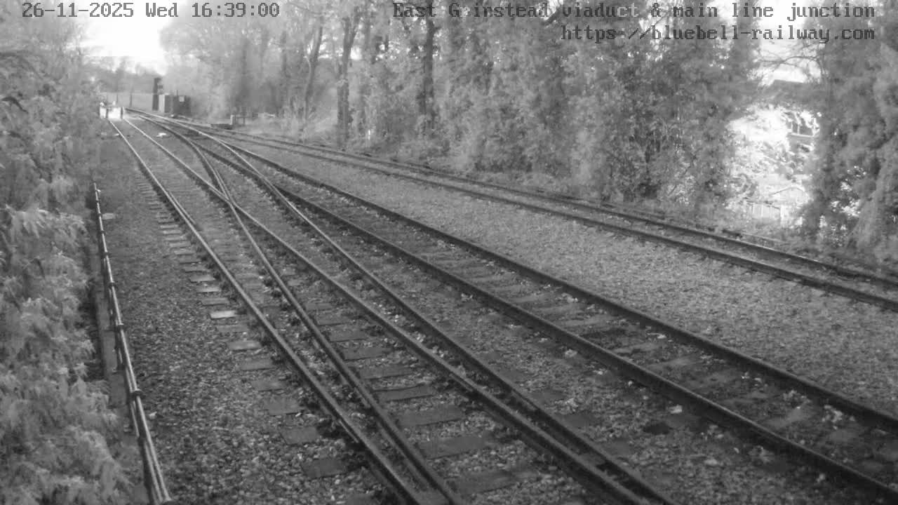 East Grinstead Station , Bluebell Railway,  Main Line Junction Viaduct North Live Cam - Mid Sussex, East Sussex, South East, England, United Kingdom