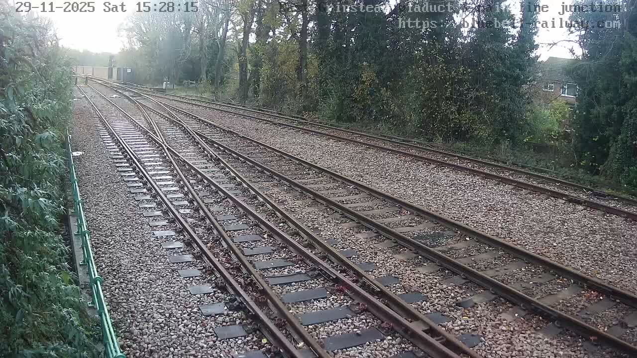 East Grinstead Station , Bluebell Railway,  Main Line Junction Viaduct North Live Cam - Mid Sussex, East Sussex, South East, England, United Kingdom