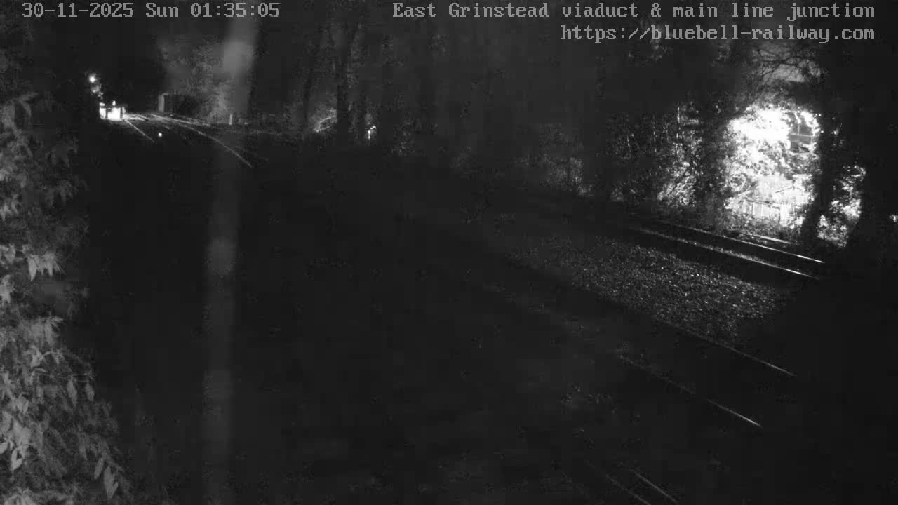 East Grinstead Station , Bluebell Railway,  Main Line Junction Viaduct North Live Cam - Mid Sussex, East Sussex, South East, England, United Kingdom