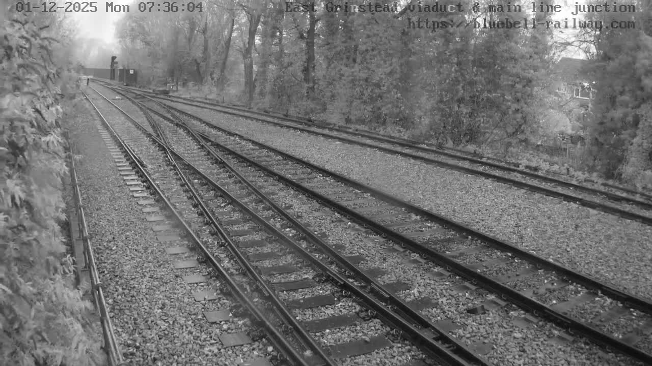 East Grinstead Station , Bluebell Railway,  Main Line Junction Viaduct North Live Cam - Mid Sussex, East Sussex, South East, England, United Kingdom