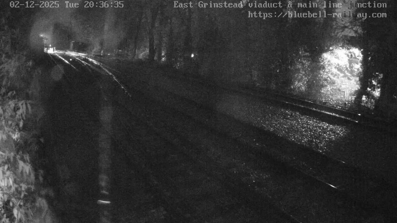 East Grinstead Station , Bluebell Railway,  Main Line Junction Viaduct North Live Cam - Mid Sussex, East Sussex, South East, England, United Kingdom