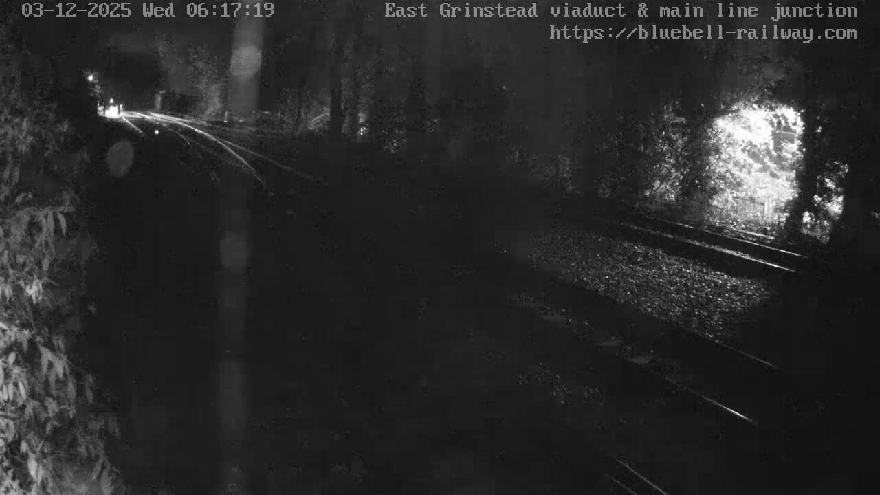 East Grinstead Station , Bluebell Railway,  Main Line Junction Viaduct North Live Cam - Mid Sussex, East Sussex, South East, England, United Kingdom