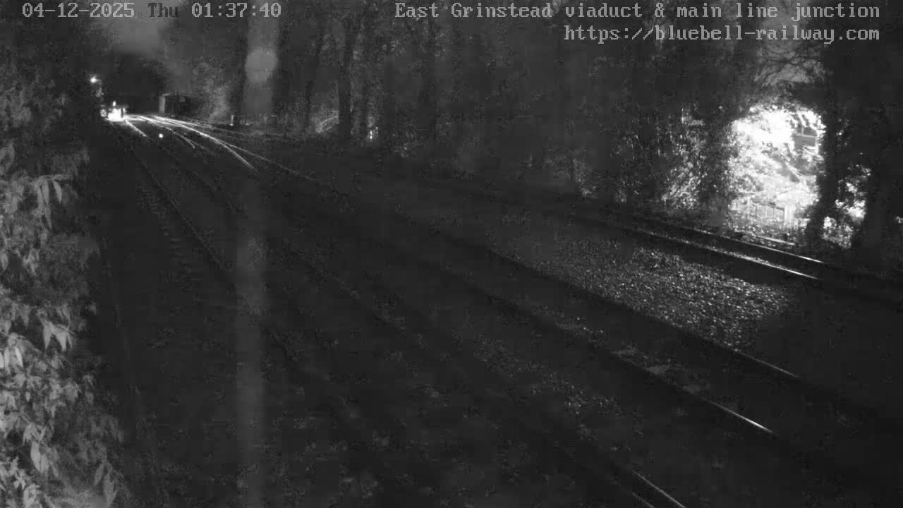 East Grinstead Station , Bluebell Railway,  Main Line Junction Viaduct North Live Cam - Mid Sussex, East Sussex, South East, England, United Kingdom