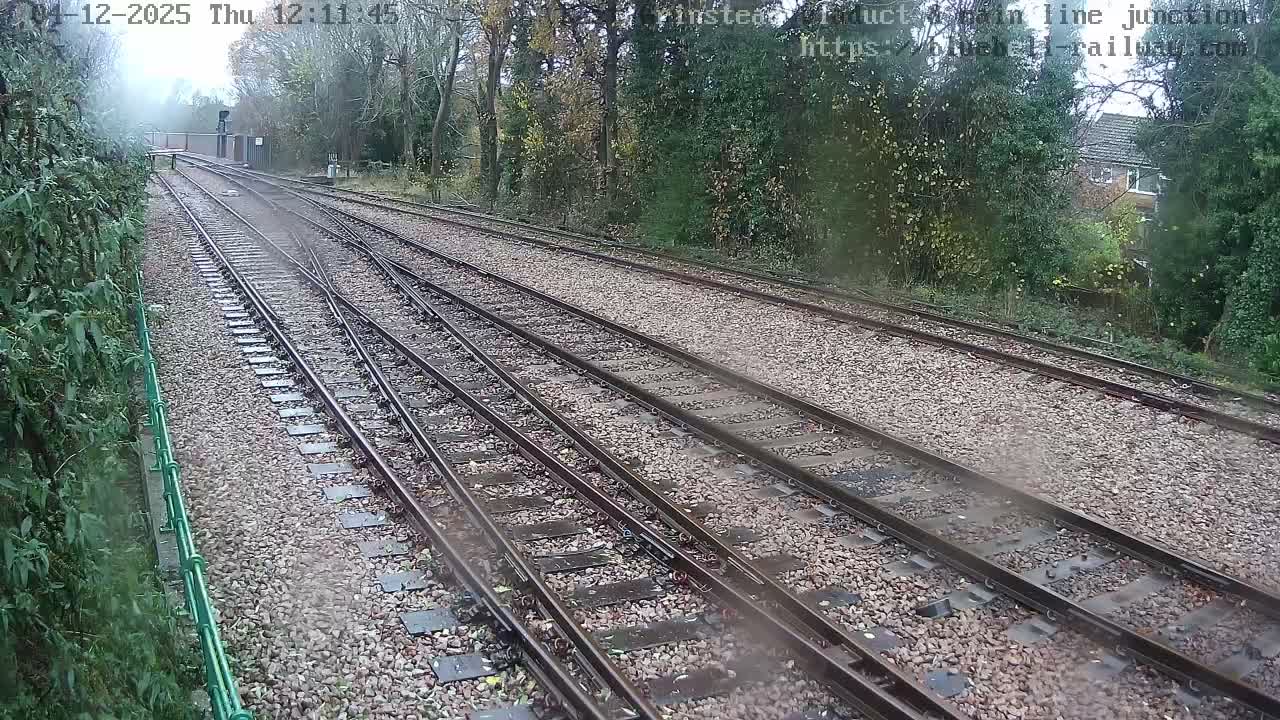 East Grinstead Station , Bluebell Railway,  Main Line Junction Viaduct North Live Cam - Mid Sussex, East Sussex, South East, England, United Kingdom