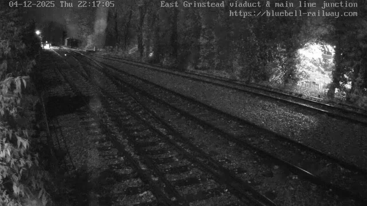 East Grinstead Station , Bluebell Railway,  Main Line Junction Viaduct North Live Cam - Mid Sussex, East Sussex, South East, England, United Kingdom