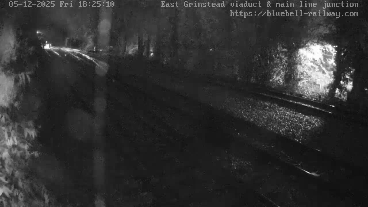 East Grinstead Station , Bluebell Railway,  Main Line Junction Viaduct North Live Cam - Mid Sussex, East Sussex, South East, England, United Kingdom