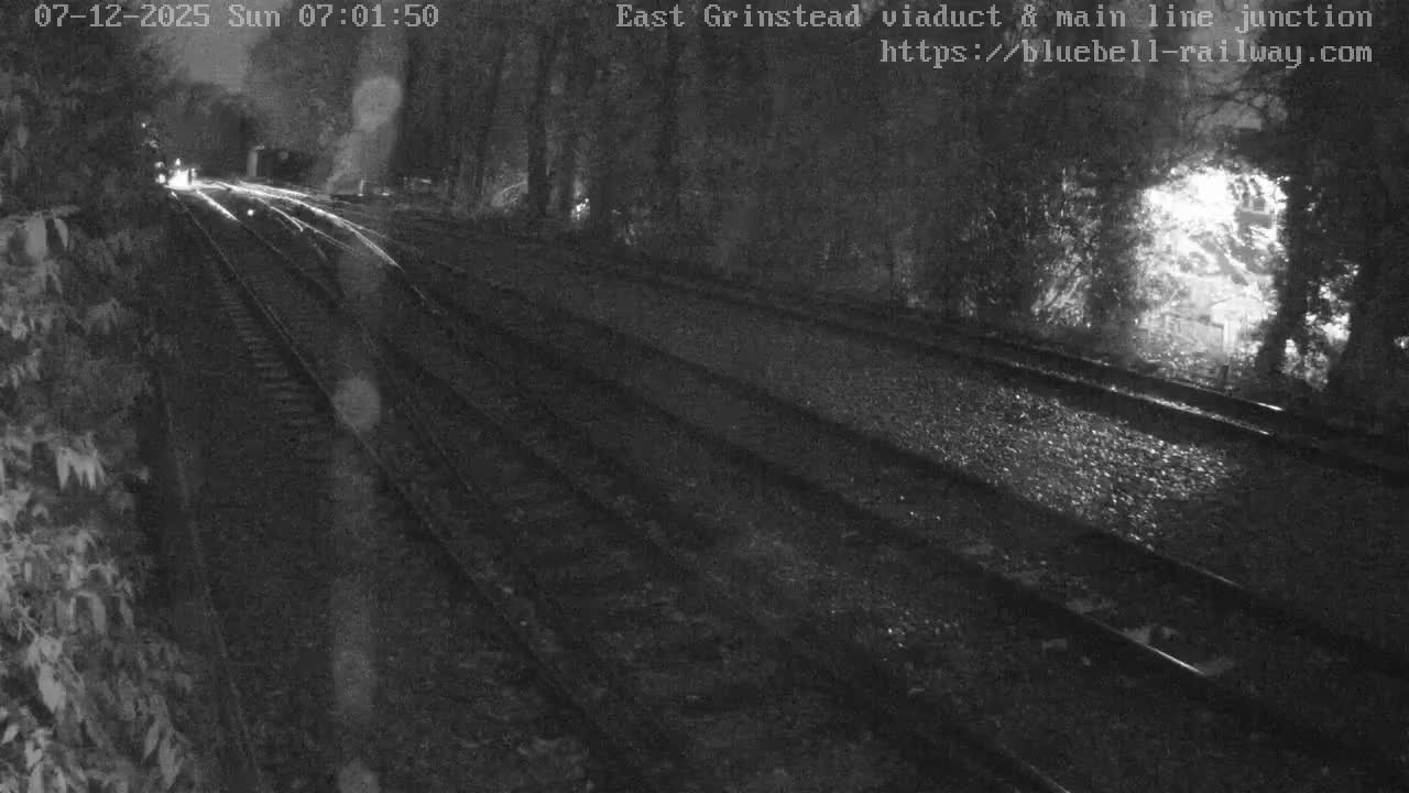 East Grinstead Station , Bluebell Railway,  Main Line Junction Viaduct North Live Cam - Mid Sussex, East Sussex, South East, England, United Kingdom