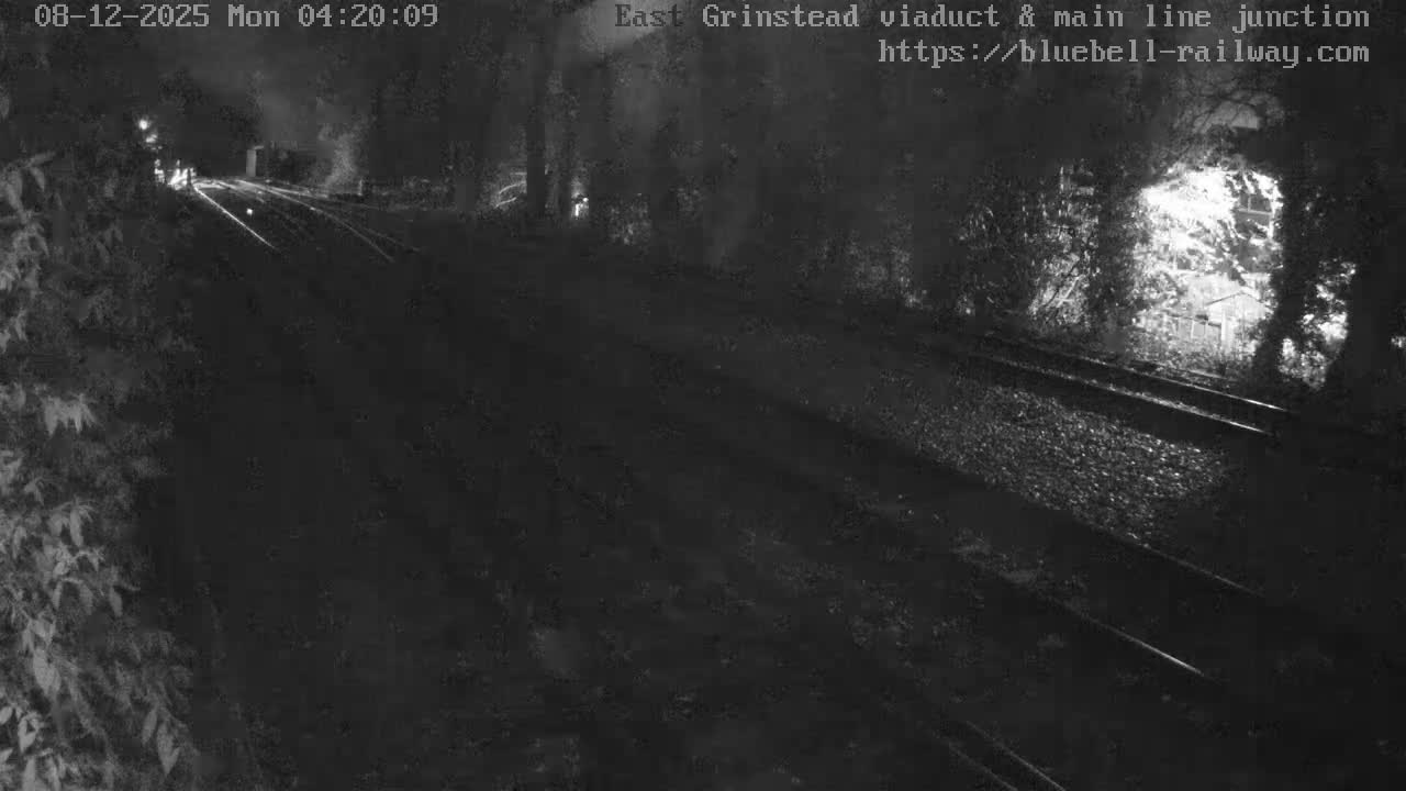 East Grinstead Station , Bluebell Railway,  Main Line Junction Viaduct North Live Cam - Mid Sussex, East Sussex, South East, England, United Kingdom
