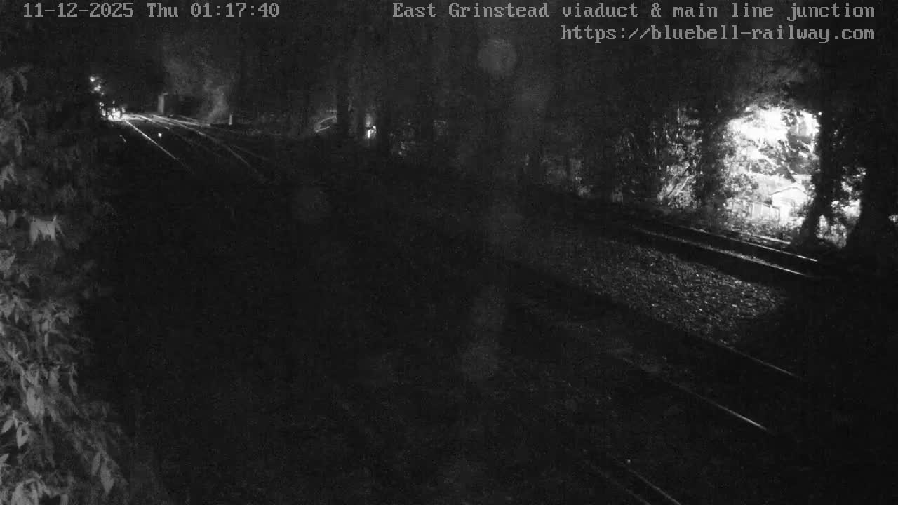 East Grinstead Station , Bluebell Railway,  Main Line Junction Viaduct North Live Cam - Mid Sussex, East Sussex, South East, England, United Kingdom