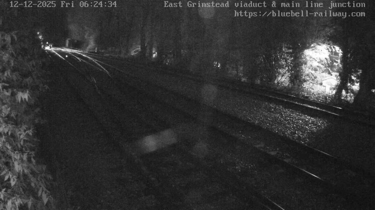 East Grinstead Station , Bluebell Railway,  Main Line Junction Viaduct North Live Cam - Mid Sussex, East Sussex, South East, England, United Kingdom
