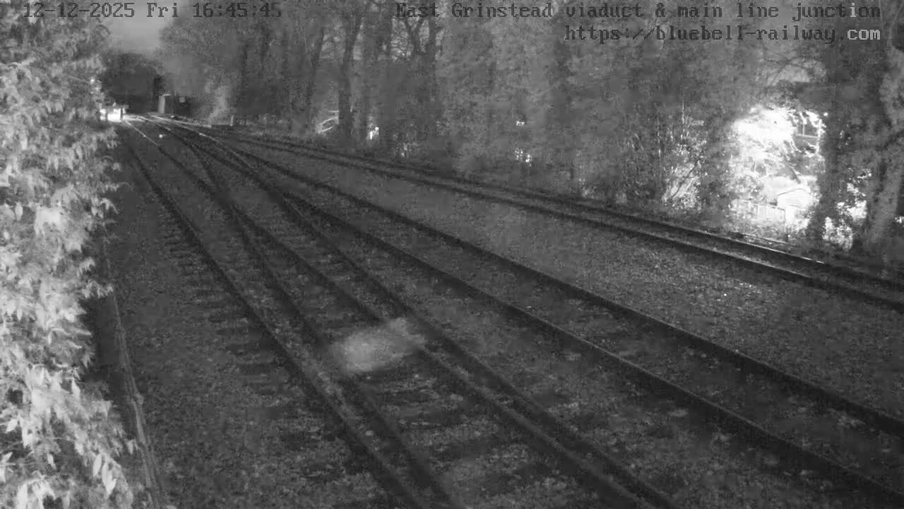 East Grinstead Station , Bluebell Railway,  Main Line Junction Viaduct North Live Cam - Mid Sussex, East Sussex, South East, England, United Kingdom