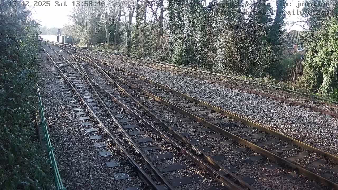 East Grinstead Station , Bluebell Railway,  Main Line Junction Viaduct North Live Cam - Mid Sussex, East Sussex, South East, England, United Kingdom