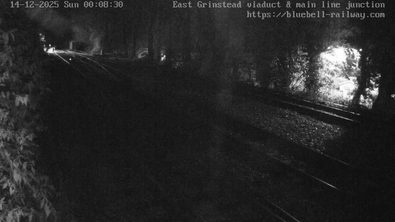 East Grinstead Station , Bluebell Railway,  Main Line Junction Viaduct North Live Cam - Mid Sussex, East Sussex, South East, England, United Kingdom