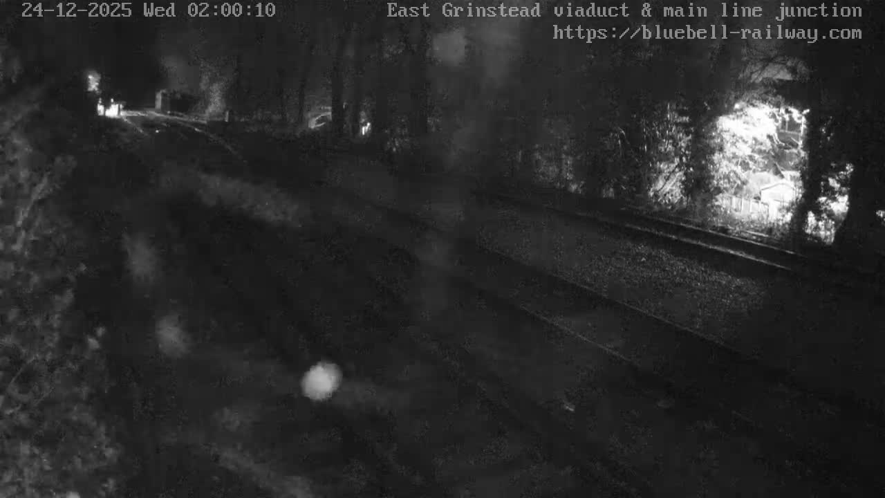 East Grinstead Station , Bluebell Railway,  Main Line Junction Viaduct North Live Cam - Mid Sussex, East Sussex, South East, England, United Kingdom