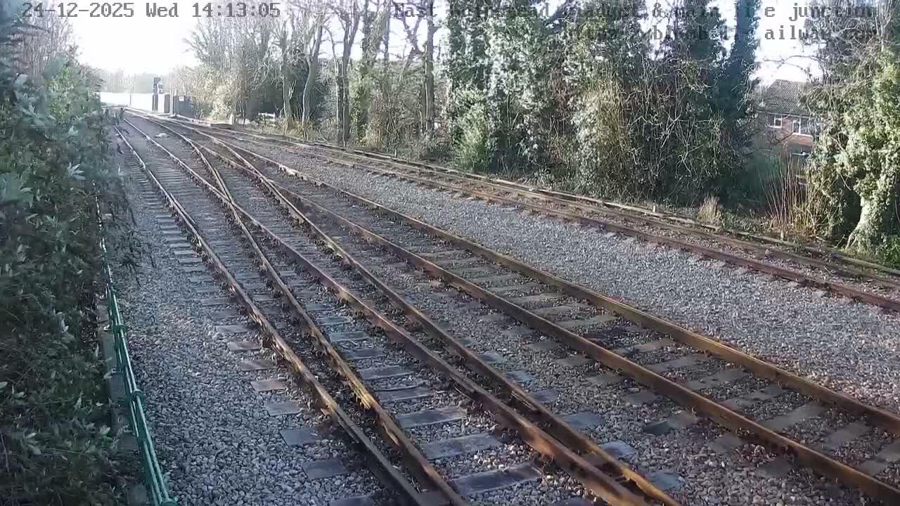 East Grinstead Station , Bluebell Railway,  Main Line Junction Viaduct North Live Cam - Mid Sussex, East Sussex, South East, England, United Kingdom