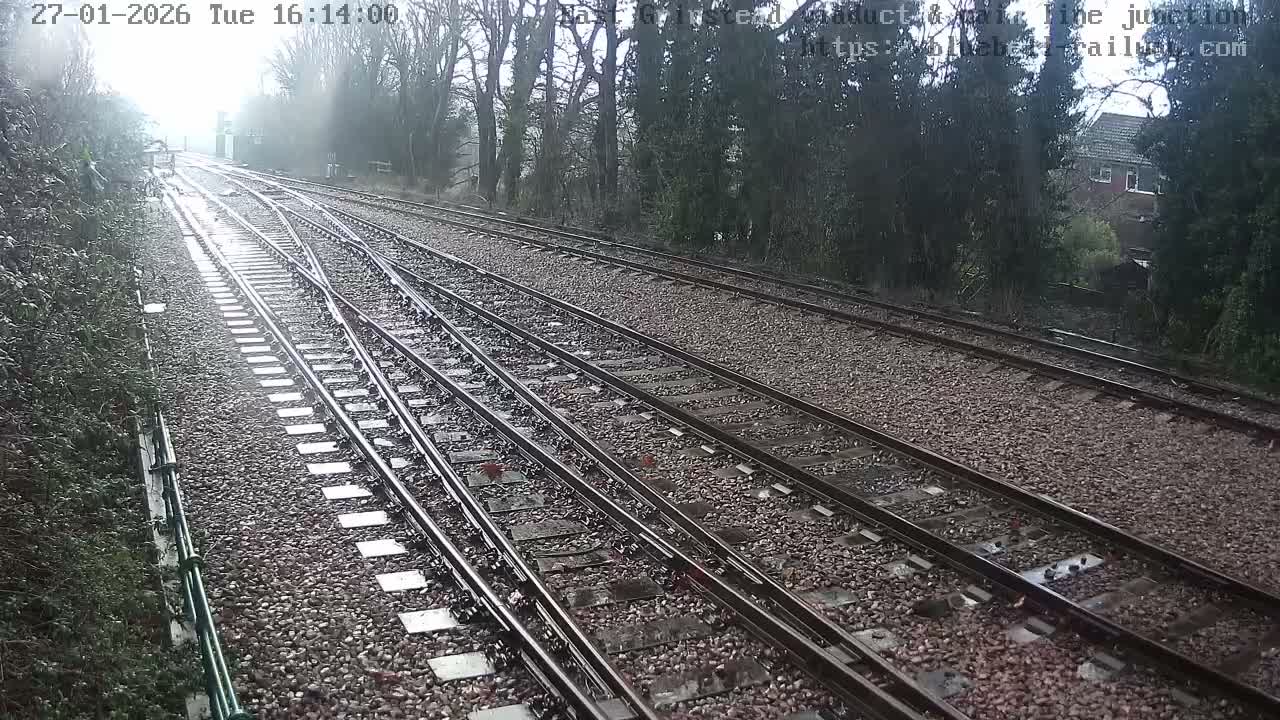 East Grinstead Station , Bluebell Railway,  Main Line Junction Viaduct North Live Cam - Mid Sussex, East Sussex, South East, England, United Kingdom