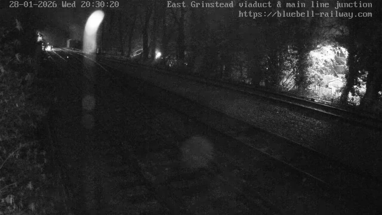 East Grinstead Station , Bluebell Railway,  Main Line Junction Viaduct North Live Cam - Mid Sussex, East Sussex, South East, England, United Kingdom
