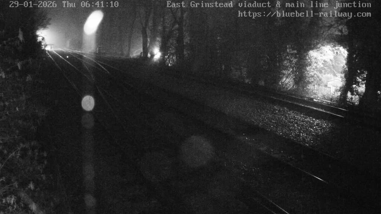 East Grinstead Station , Bluebell Railway,  Main Line Junction Viaduct North Live Cam - Mid Sussex, East Sussex, South East, England, United Kingdom