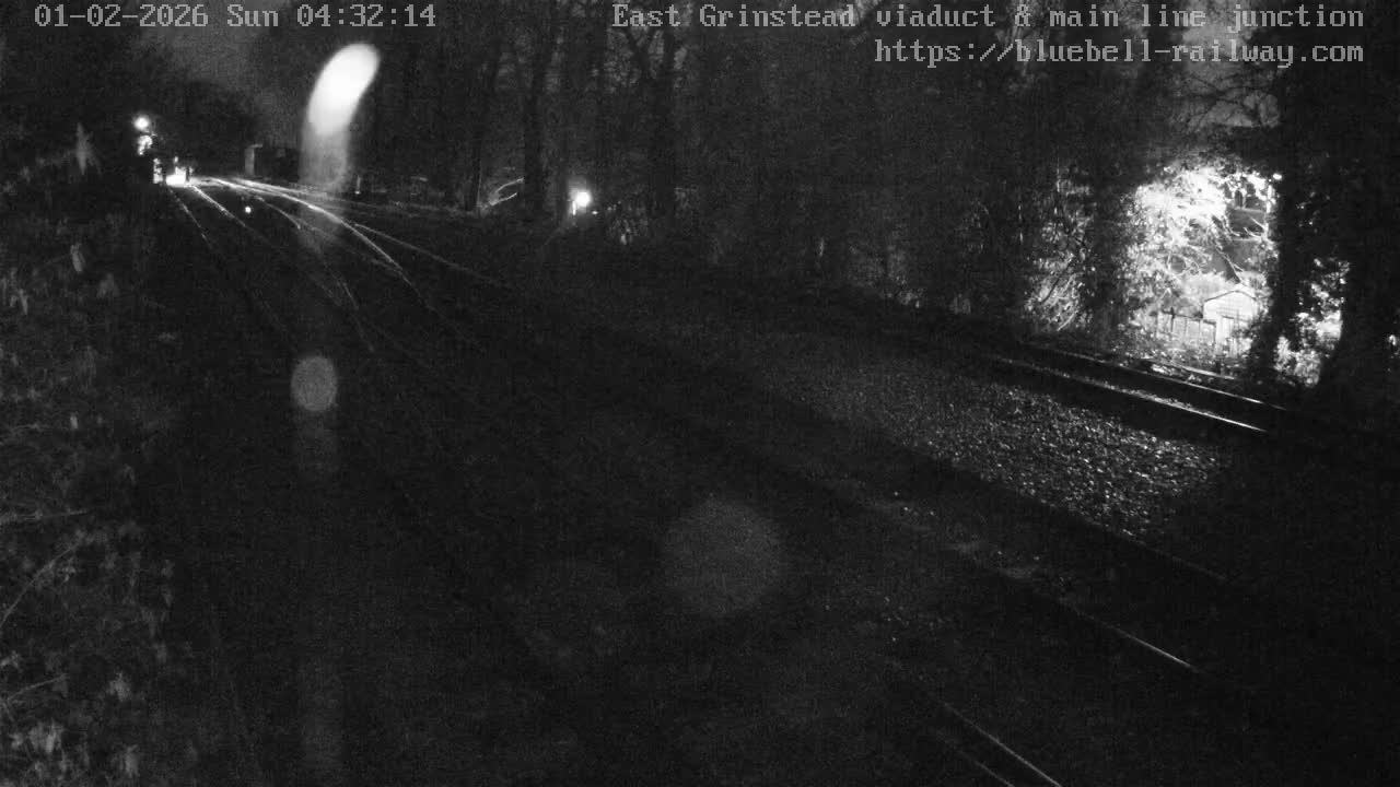 East Grinstead Station , Bluebell Railway,  Main Line Junction Viaduct North Live Cam - Mid Sussex, East Sussex, South East, England, United Kingdom