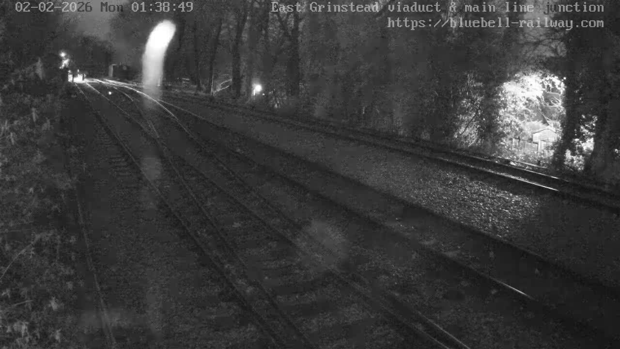 East Grinstead Station , Bluebell Railway,  Main Line Junction Viaduct North Live Cam - Mid Sussex, East Sussex, South East, England, United Kingdom