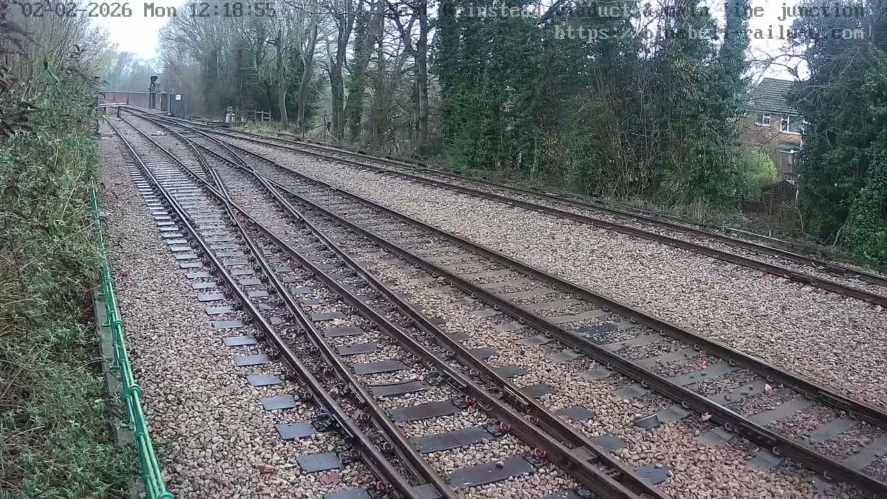 East Grinstead Station , Bluebell Railway,  Main Line Junction Viaduct North Live Cam - Mid Sussex, East Sussex, South East, England, United Kingdom