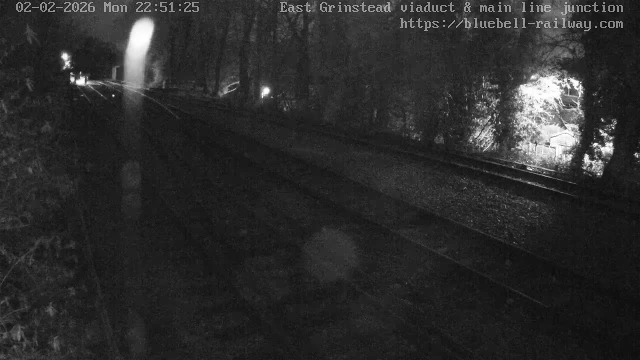 East Grinstead Station , Bluebell Railway,  Main Line Junction Viaduct North Live Cam - Mid Sussex, East Sussex, South East, England, United Kingdom