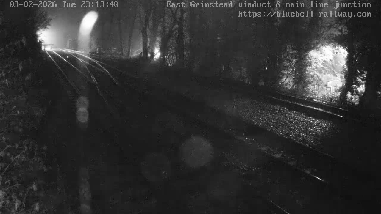 East Grinstead Station , Bluebell Railway,  Main Line Junction Viaduct North Live Cam - Mid Sussex, East Sussex, South East, England, United Kingdom