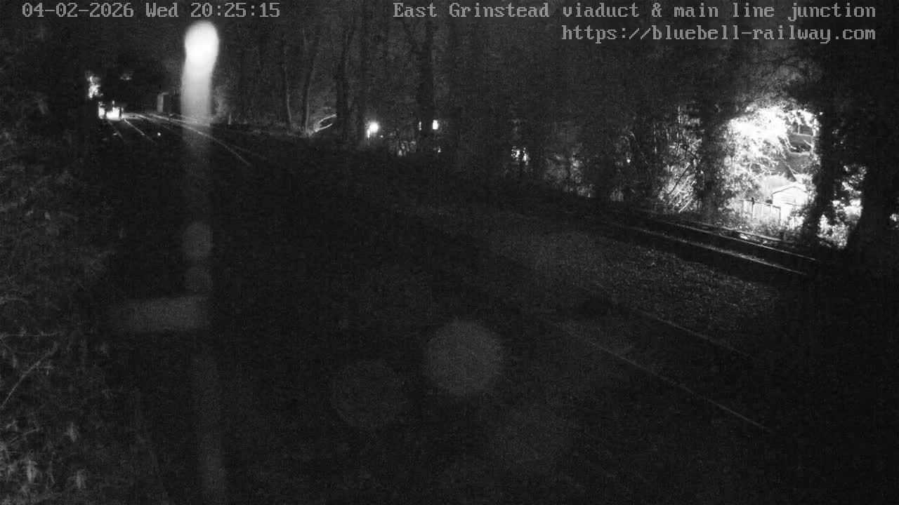 East Grinstead Station , Bluebell Railway,  Main Line Junction Viaduct North Live Cam - Mid Sussex, East Sussex, South East, England, United Kingdom