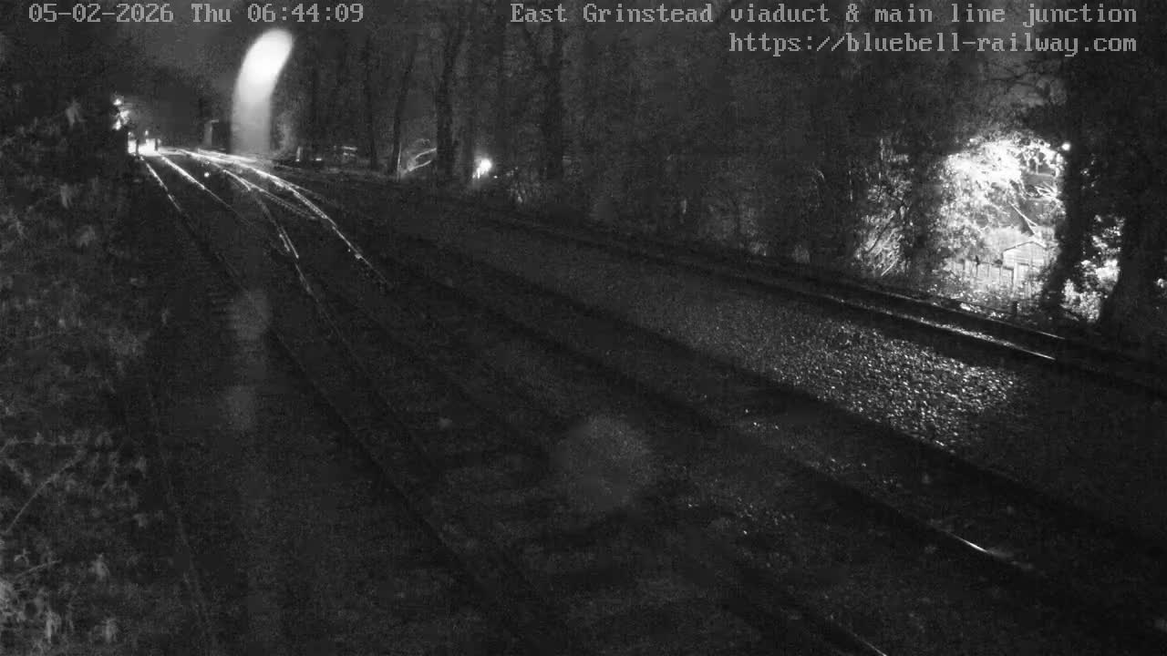 East Grinstead Station , Bluebell Railway,  Main Line Junction Viaduct North Live Cam - Mid Sussex, East Sussex, South East, England, United Kingdom