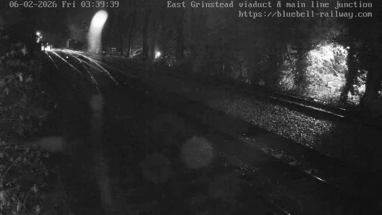 East Grinstead Station , Bluebell Railway,  Main Line Junction Viaduct North Live Cam - Mid Sussex, East Sussex, South East, England, United Kingdom