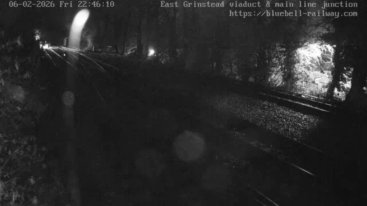 East Grinstead Station , Bluebell Railway,  Main Line Junction Viaduct North Live Cam - Mid Sussex, East Sussex, South East, England, United Kingdom