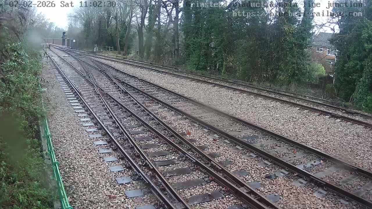 East Grinstead Station , Bluebell Railway,  Main Line Junction Viaduct North Live Cam - Mid Sussex, East Sussex, South East, England, United Kingdom