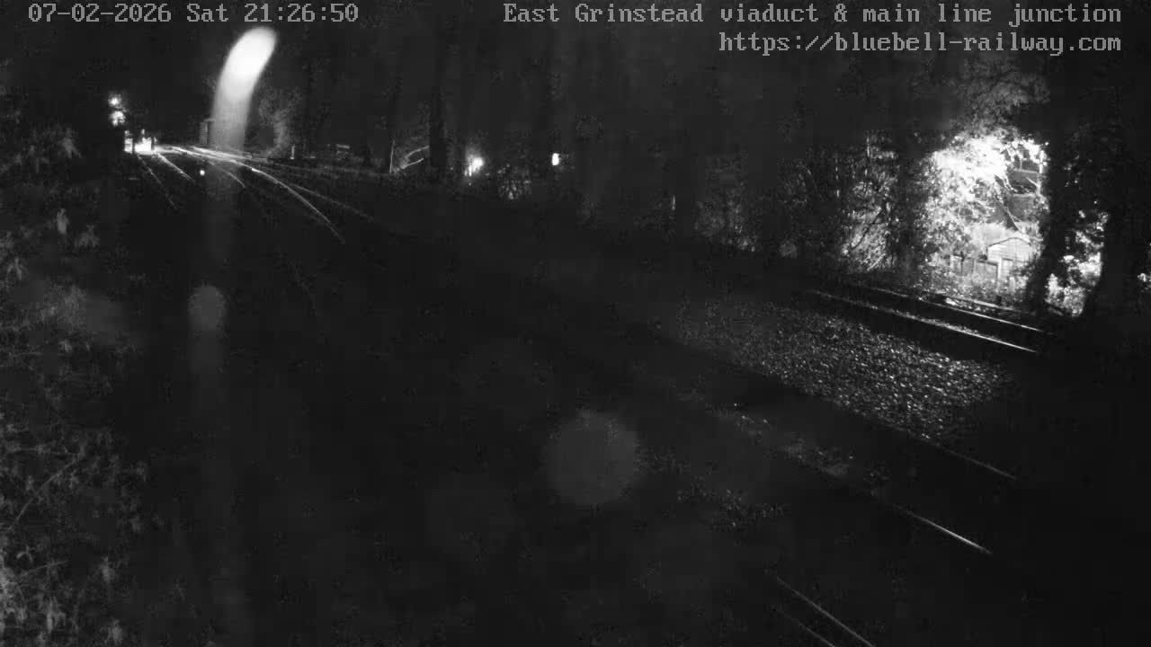 East Grinstead Station , Bluebell Railway,  Main Line Junction Viaduct North Live Cam - Mid Sussex, East Sussex, South East, England, United Kingdom