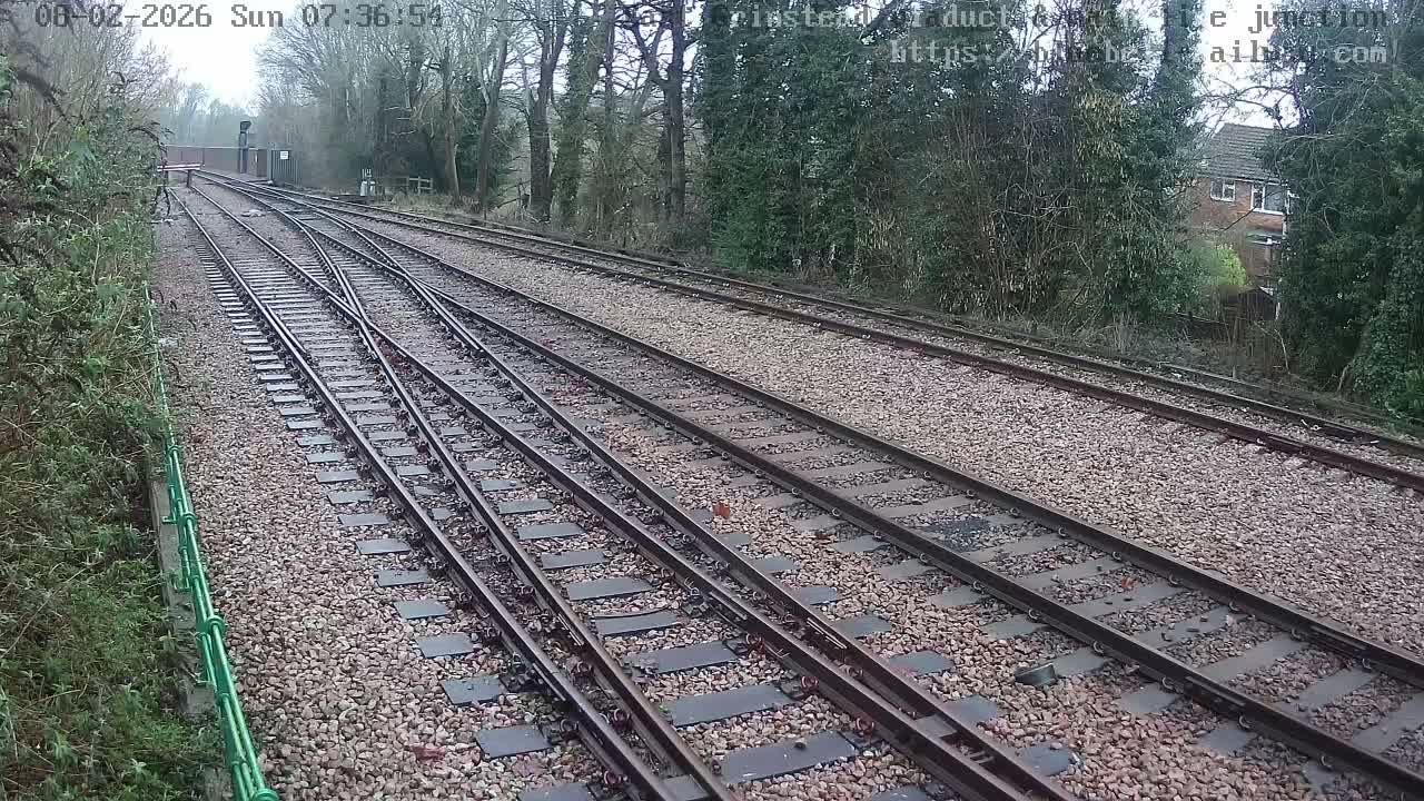 East Grinstead Station , Bluebell Railway,  Main Line Junction Viaduct North Live Cam - Mid Sussex, East Sussex, South East, England, United Kingdom